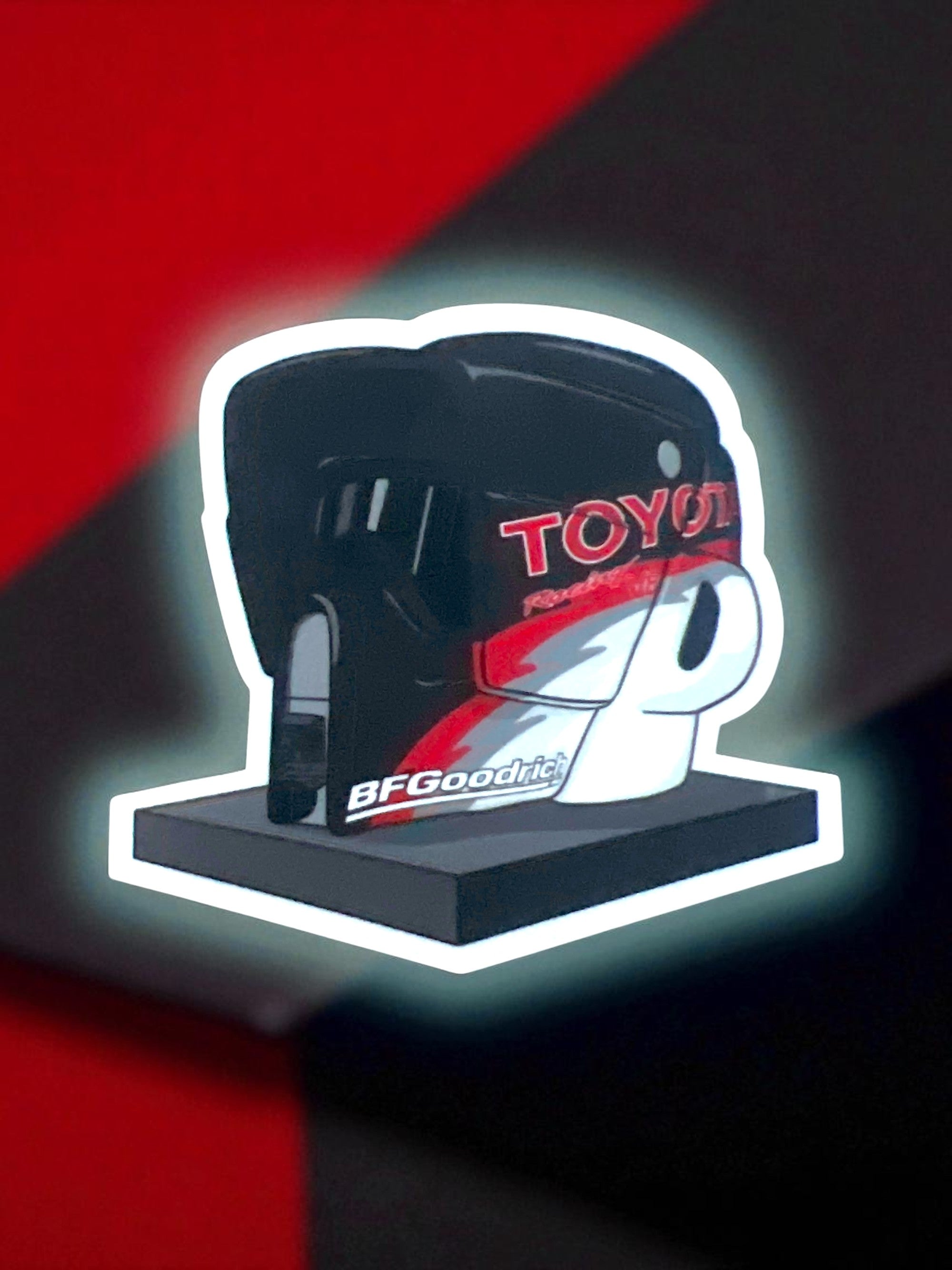 Toyota Biker Scout red black and white