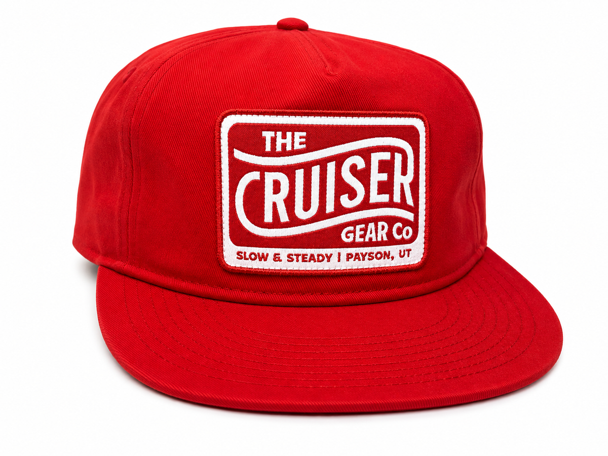 Slow And Steady I Payson - Red Snapback