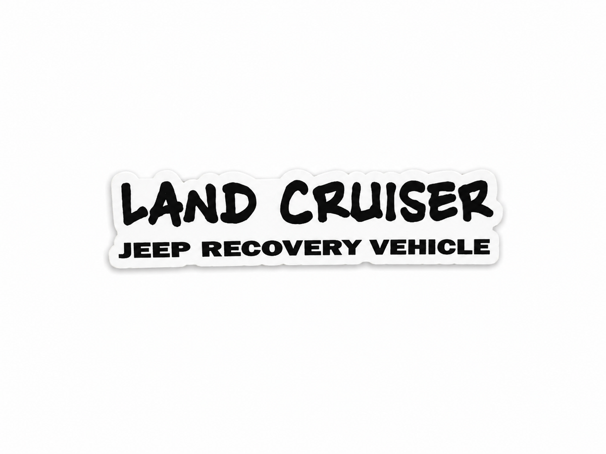 Land Cruiser "Jeep Recovery Vehicle" - Sticker