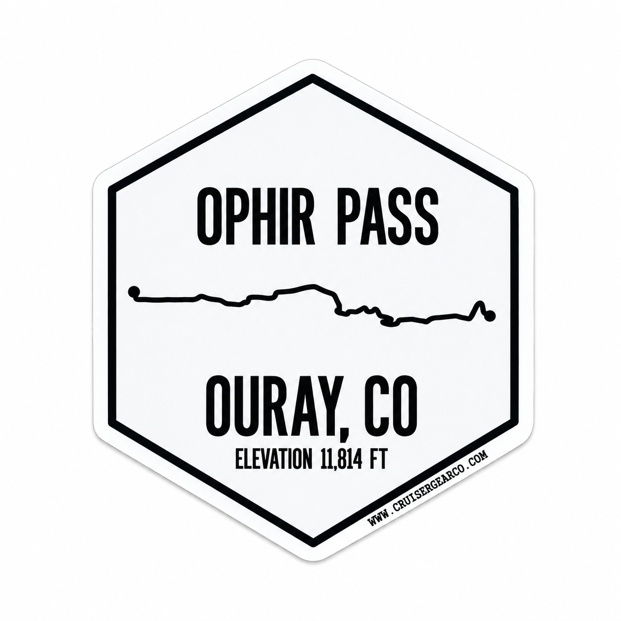 Ophir Pass sticker