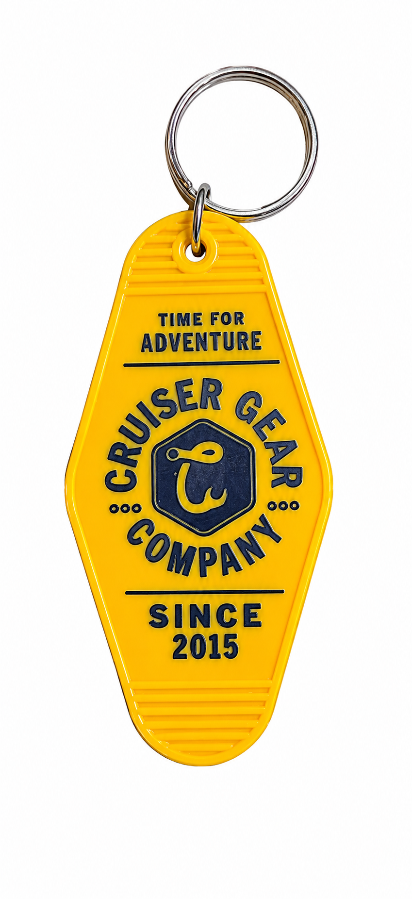 Yellow Cruiser Gear Keychain