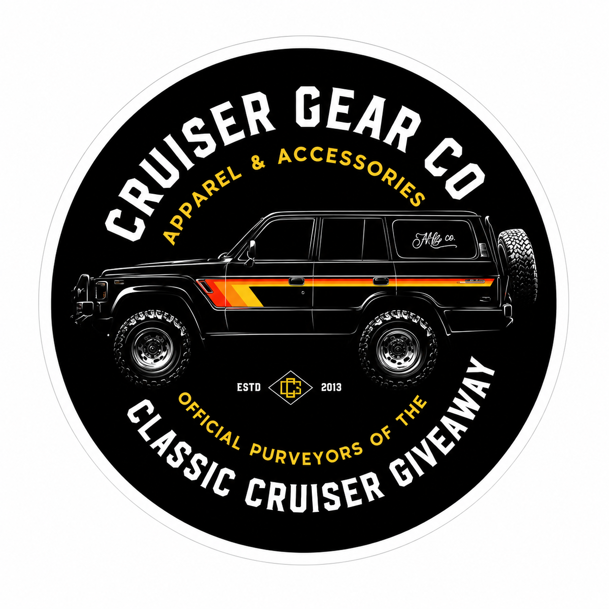 Cruiser Gear Classic Sticker