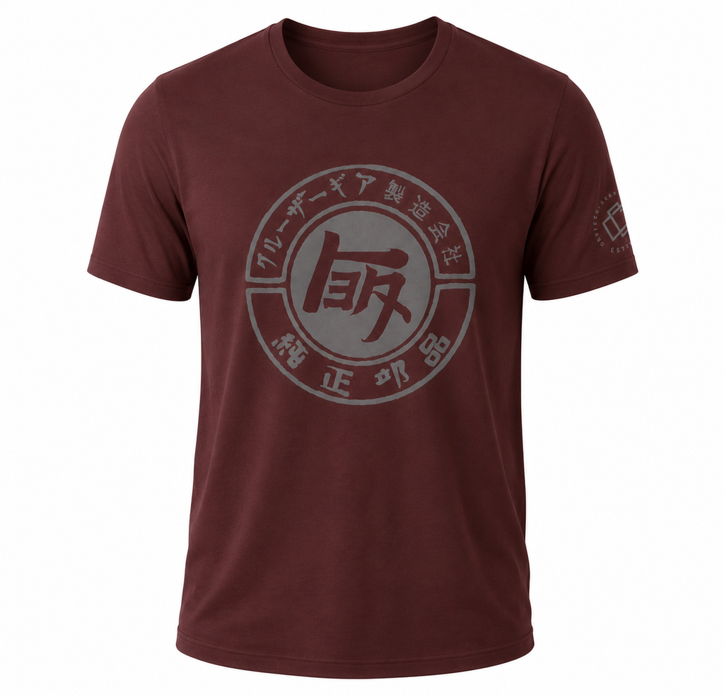 Calligraphy TEQ Maroon Shirt