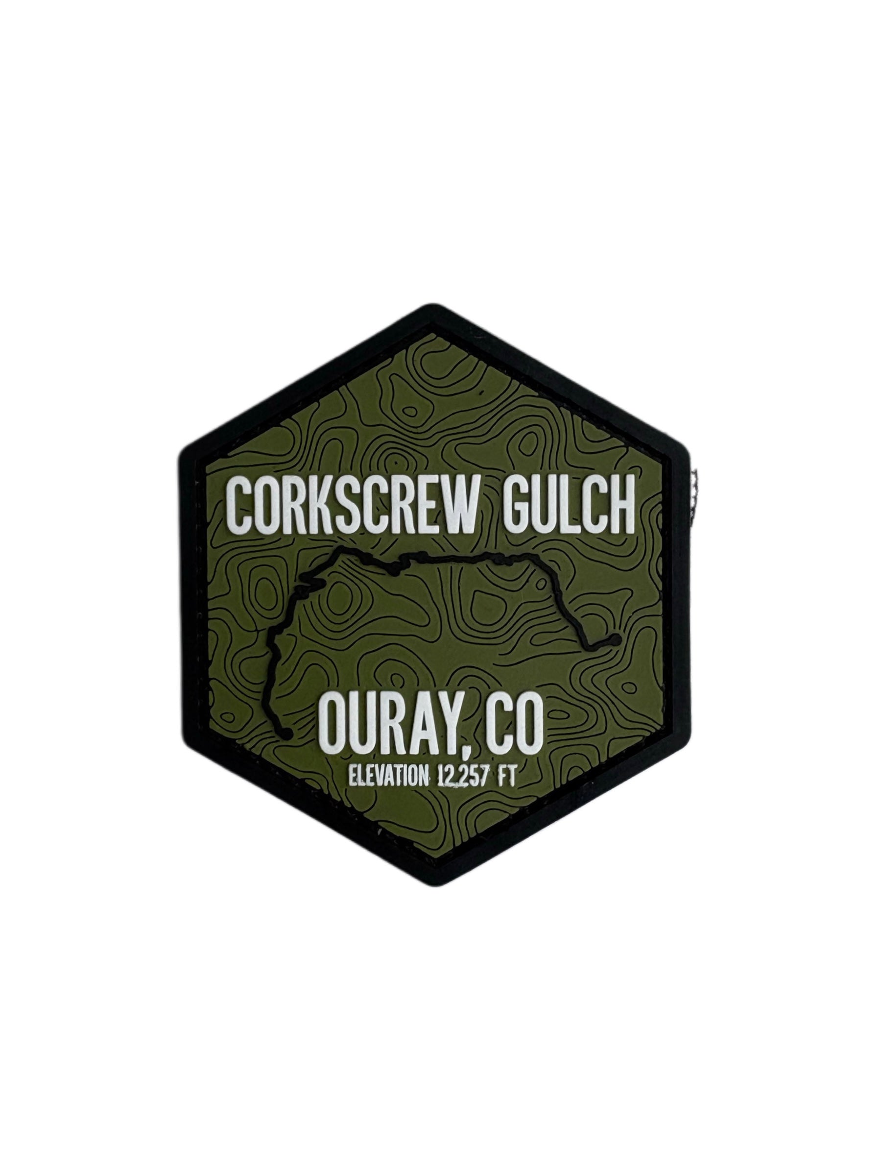 Corckscrew Gulch Velcro Patch