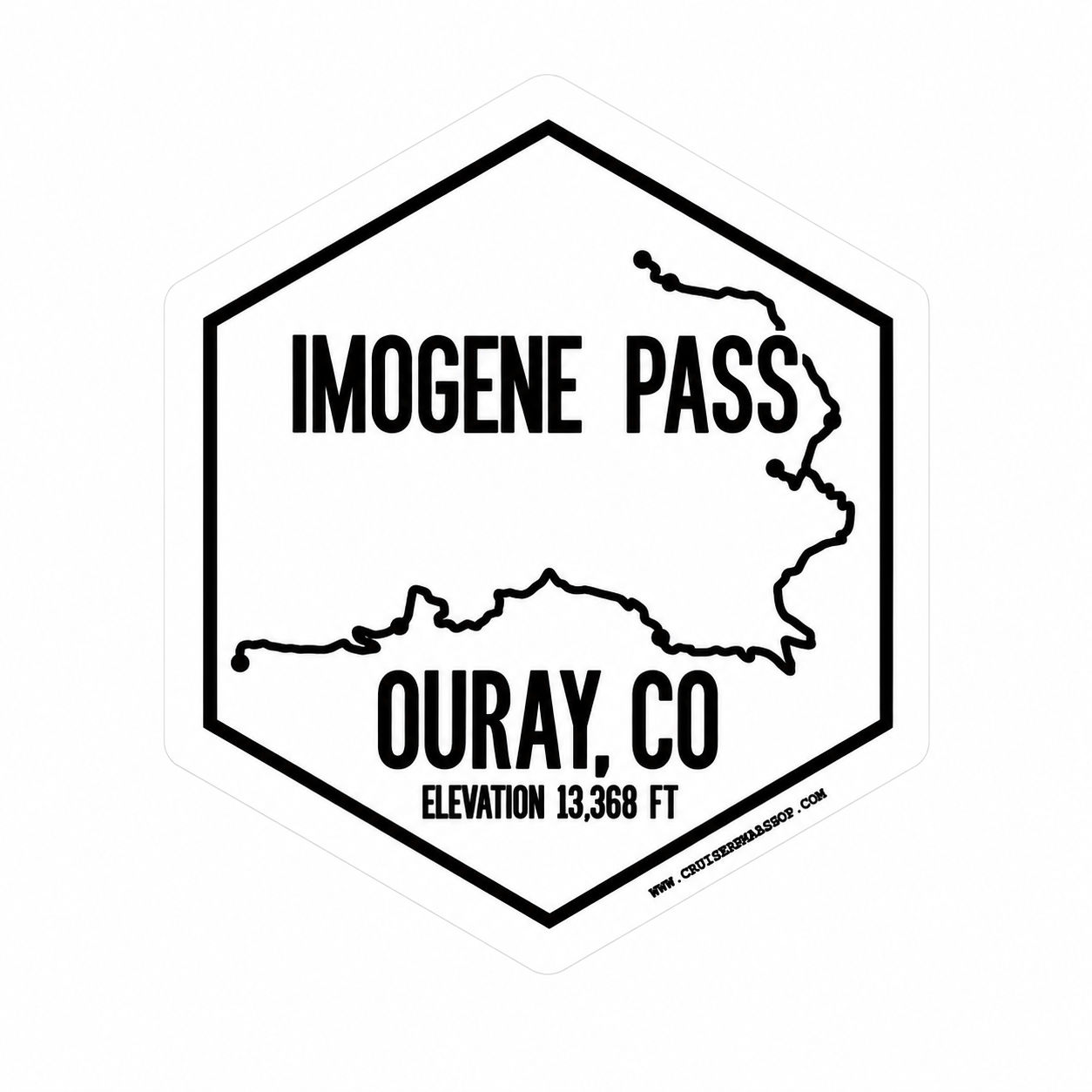 Imogene Pass sticker