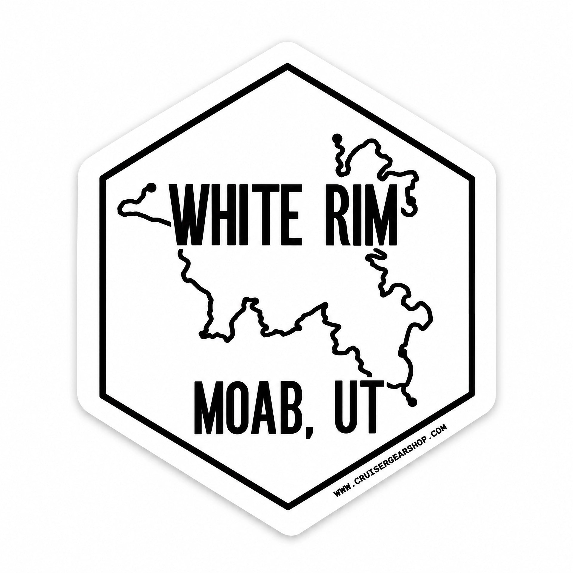 White Rim sticker