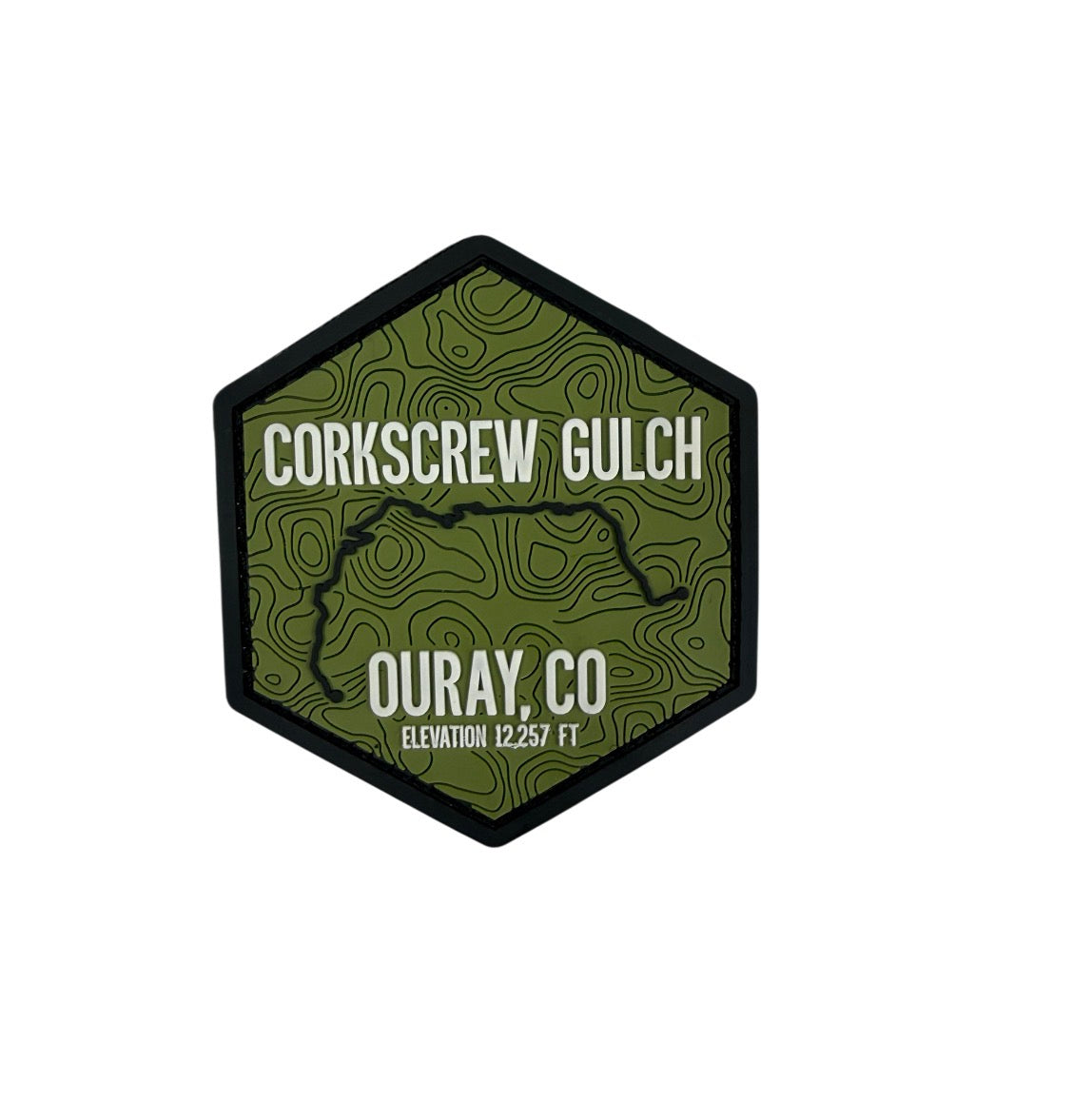 Corkscrew Gulch Velcro Patch