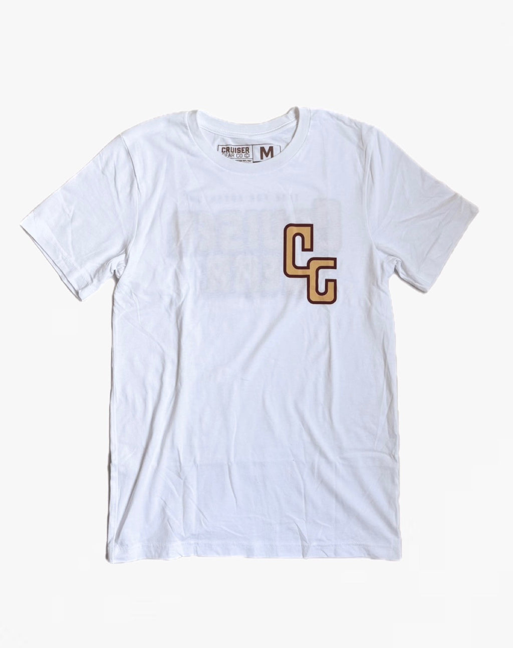 Retro Cruiser White - T shirt
