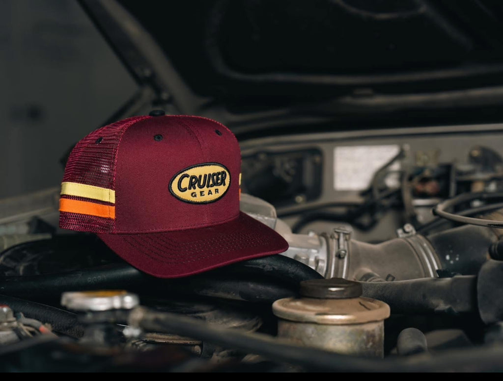 Cruiser Gear Sunset SnapBack Maroon