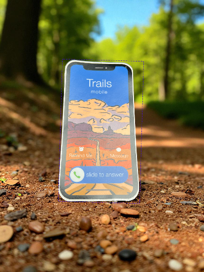The trails are calling Bumper sticker 5" by 2"
