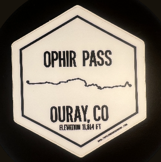 Ophir Pass Colorado bumper sticker