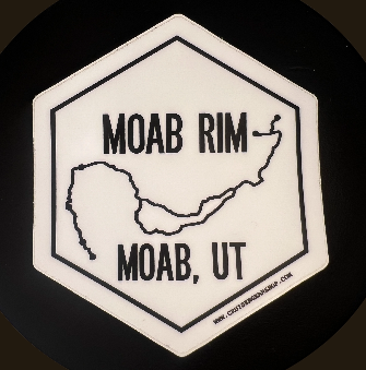 Moab Rim Moab UT bumper sticker