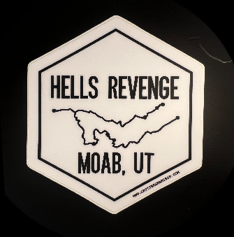 Hells Revenge Moab UT bumper sticker