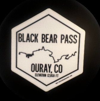 Black Bear Pass Ouary CO bumper sticker