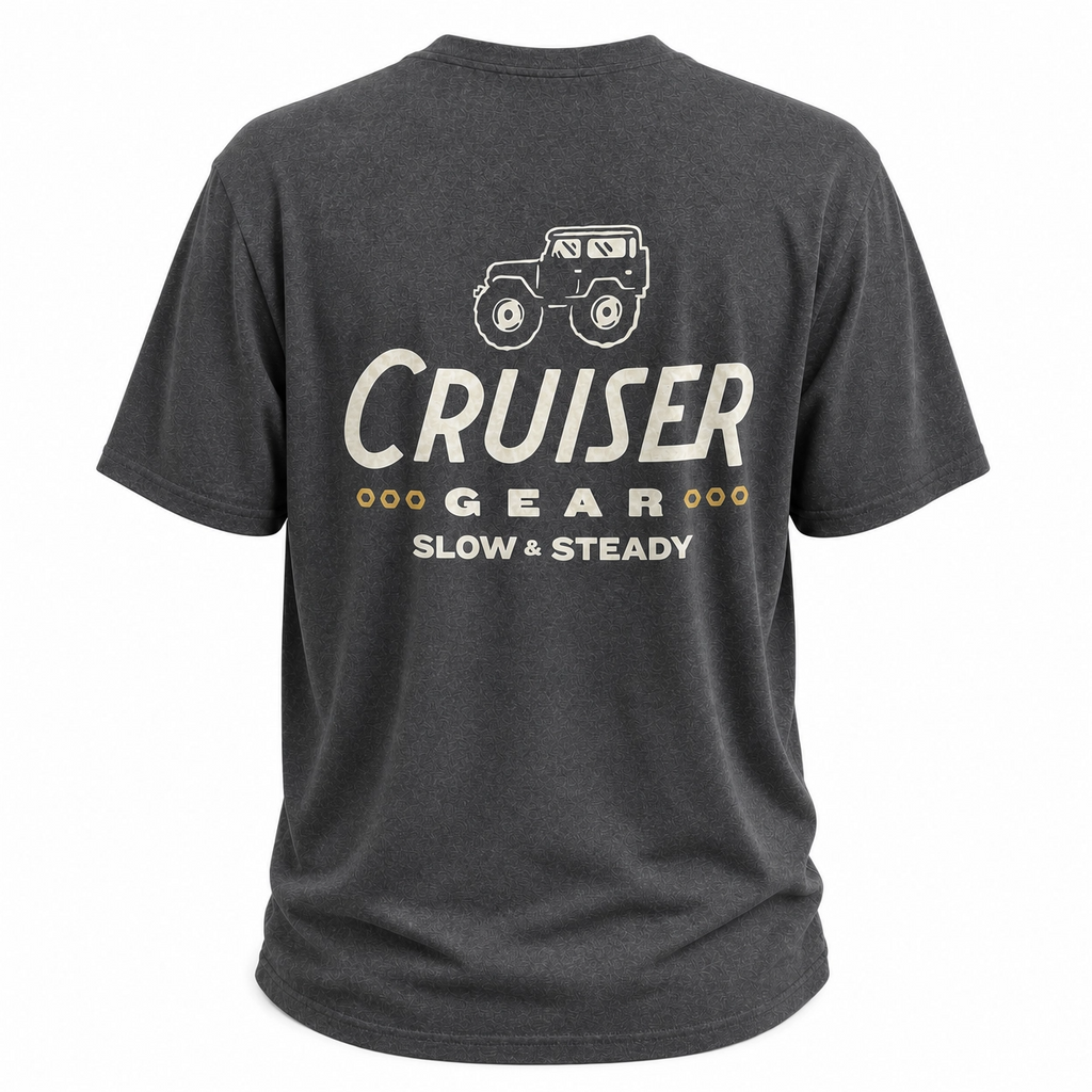 Slow And Steady Vintage Cruiser - T shirt