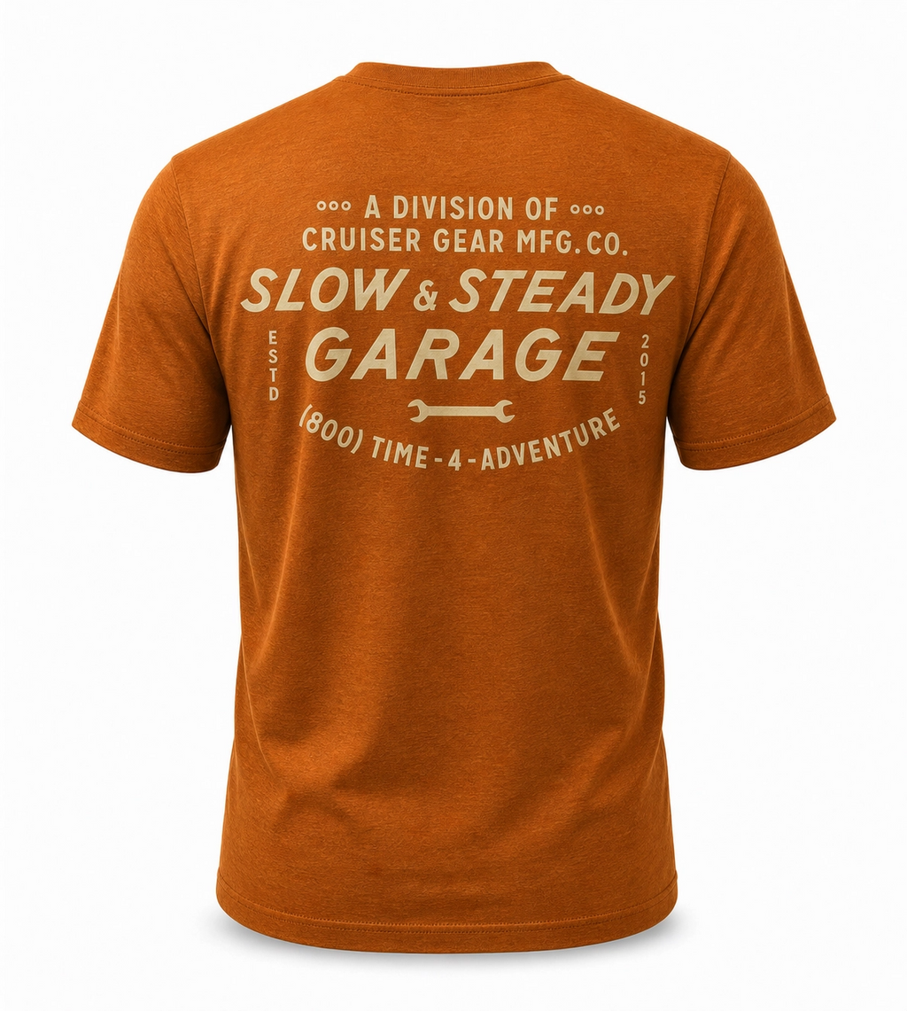 Slow and Steady Garage - T shirt