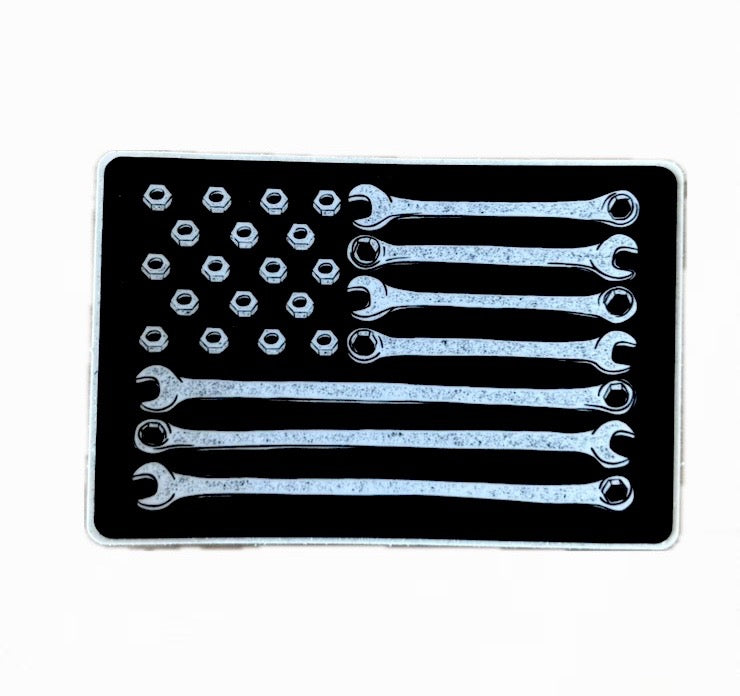 Builders Flag sticker