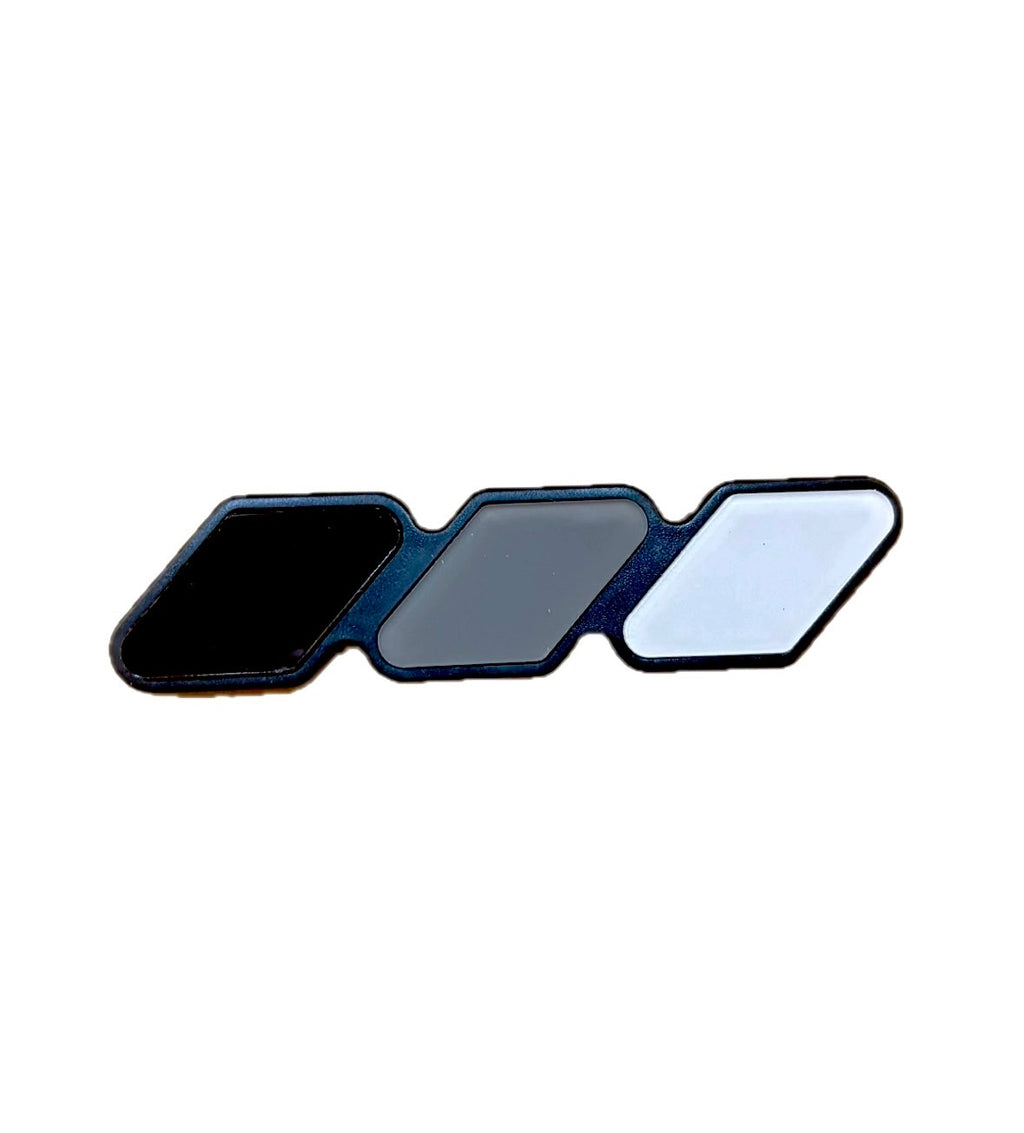 Grill Badge (Black Grey White)