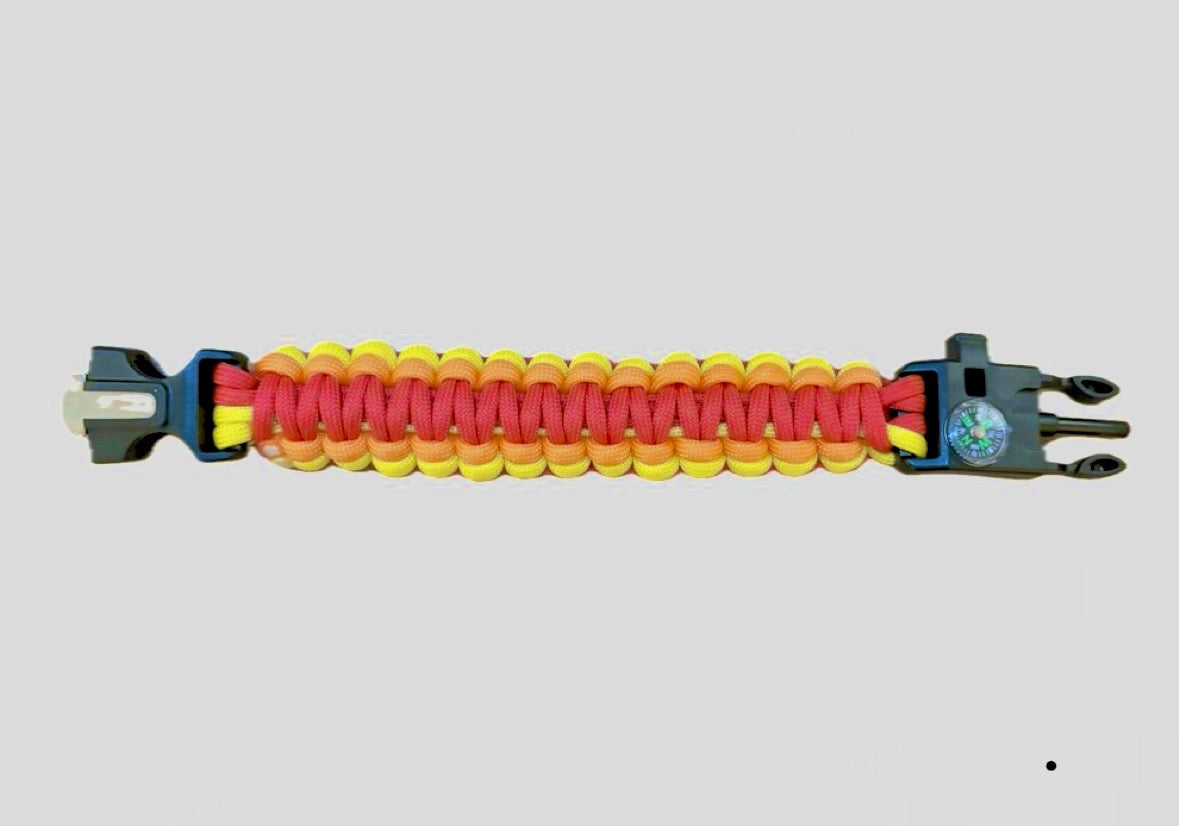 Tri-Color Survival Braclet