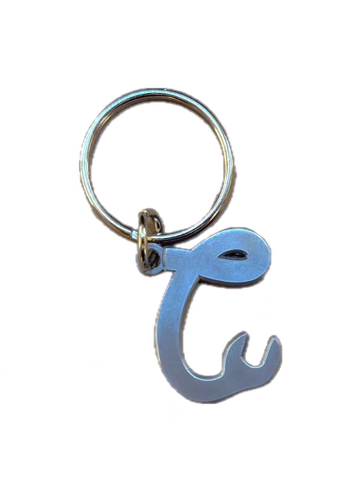 Silver Cruiser Gear Hook keychain