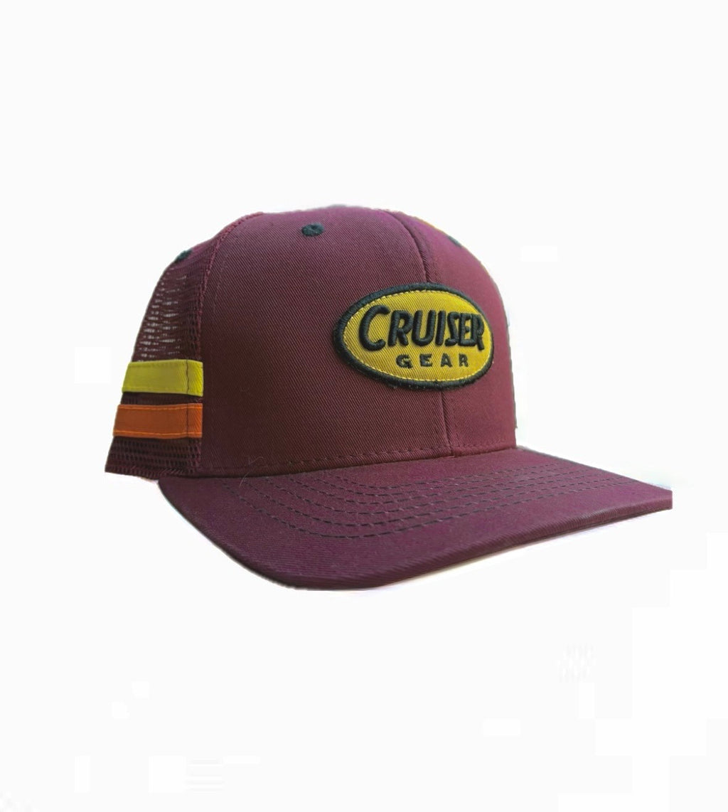Cruiser Gear Sunset SnapBack Maroon