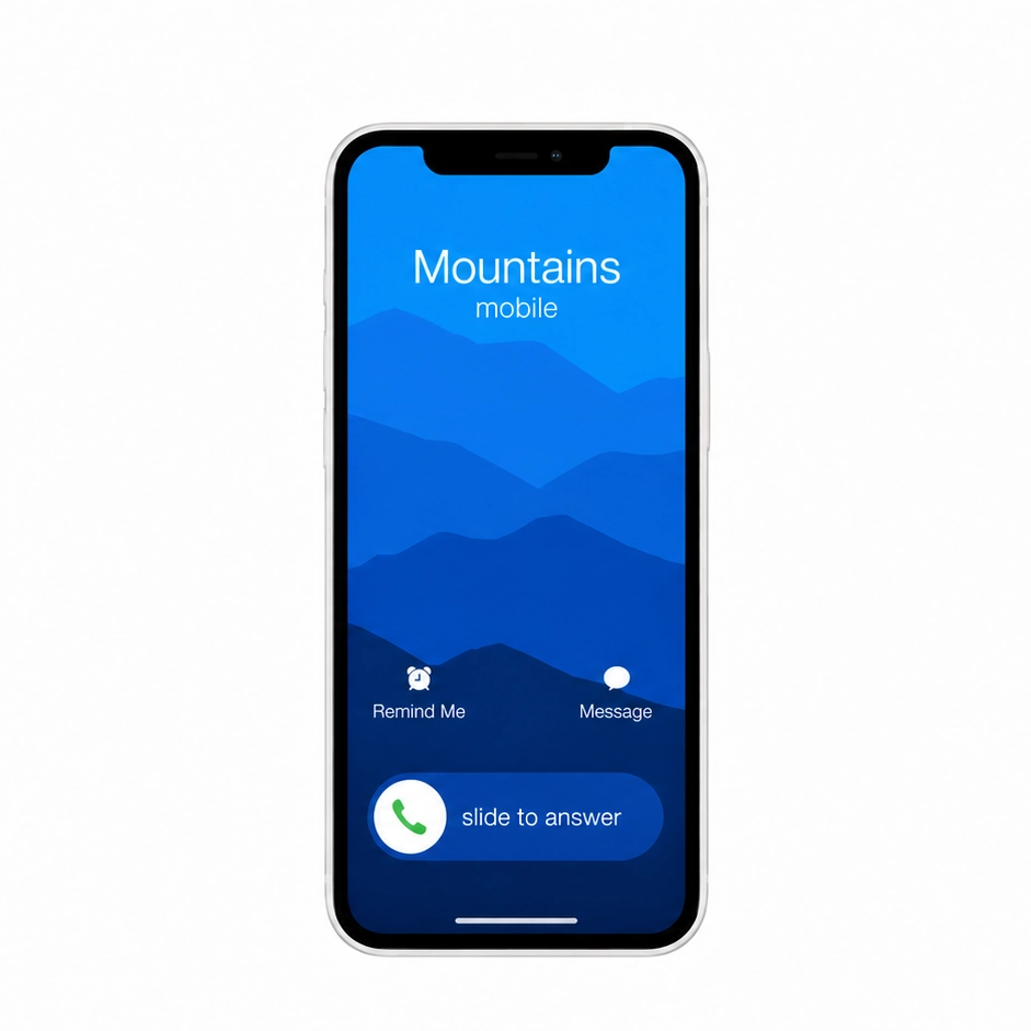 Mountains Calling Sticker