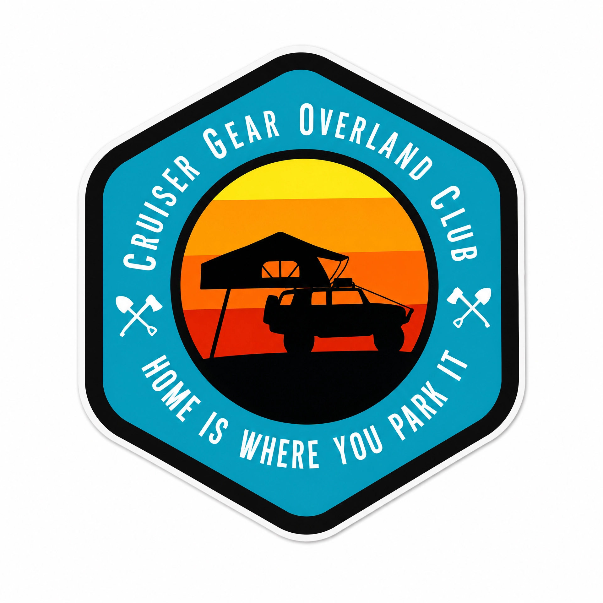 Home Is Where You Park It sticker
